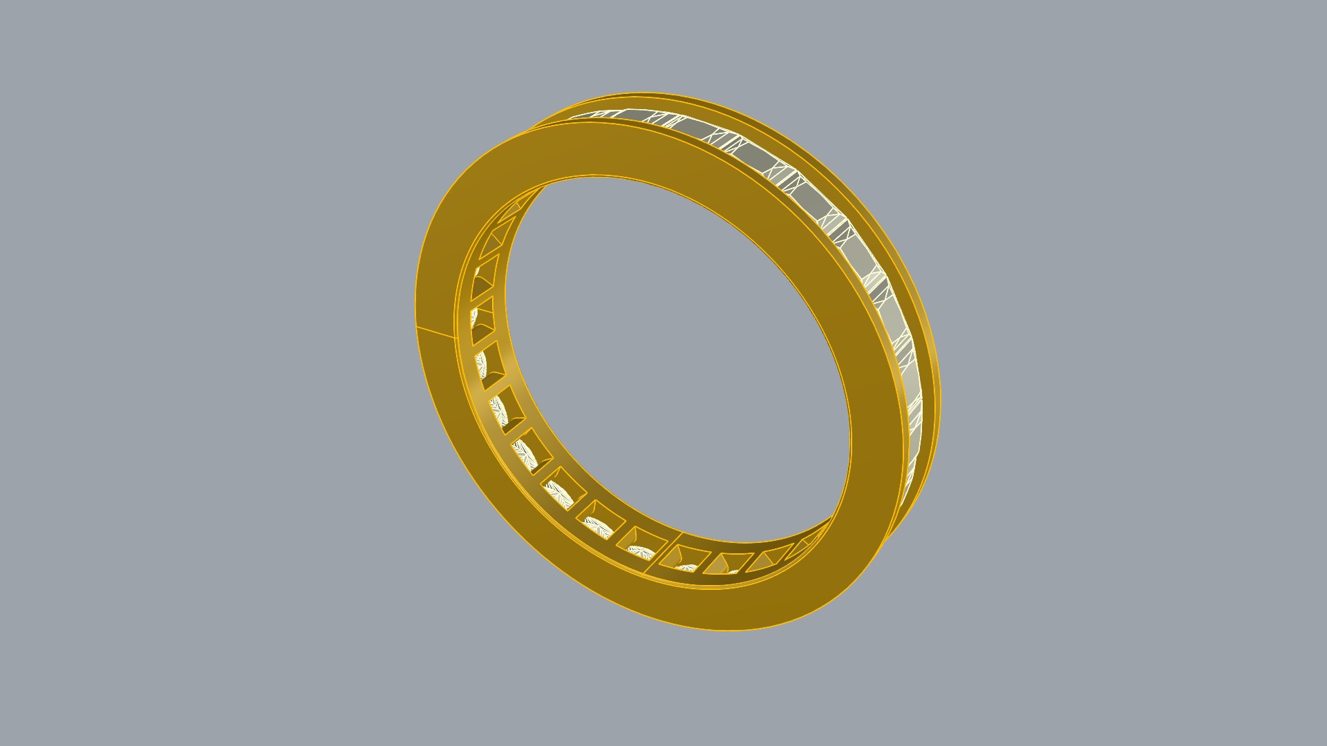 Luxurious Channel Set Eternity Ring JDBCo 3D print model_7