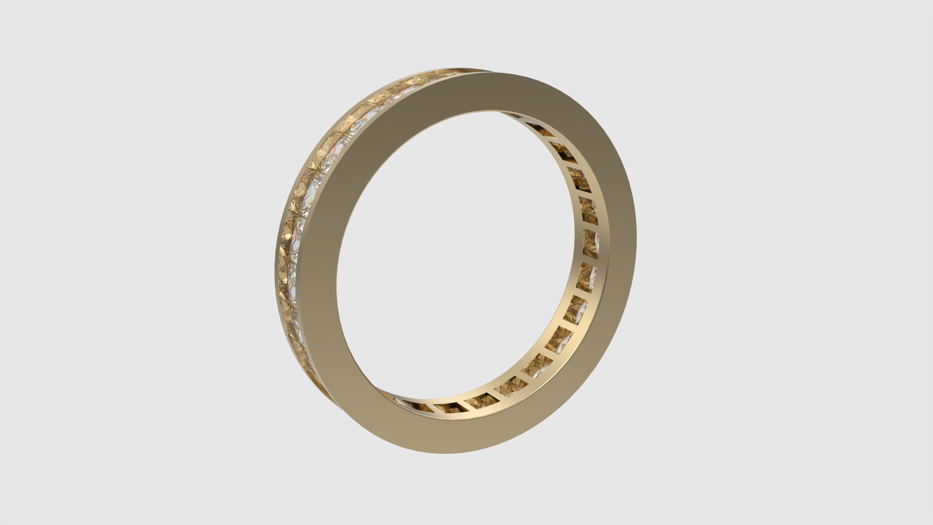 Luxurious Channel Set Eternity Ring JDBCo 3D print model_3