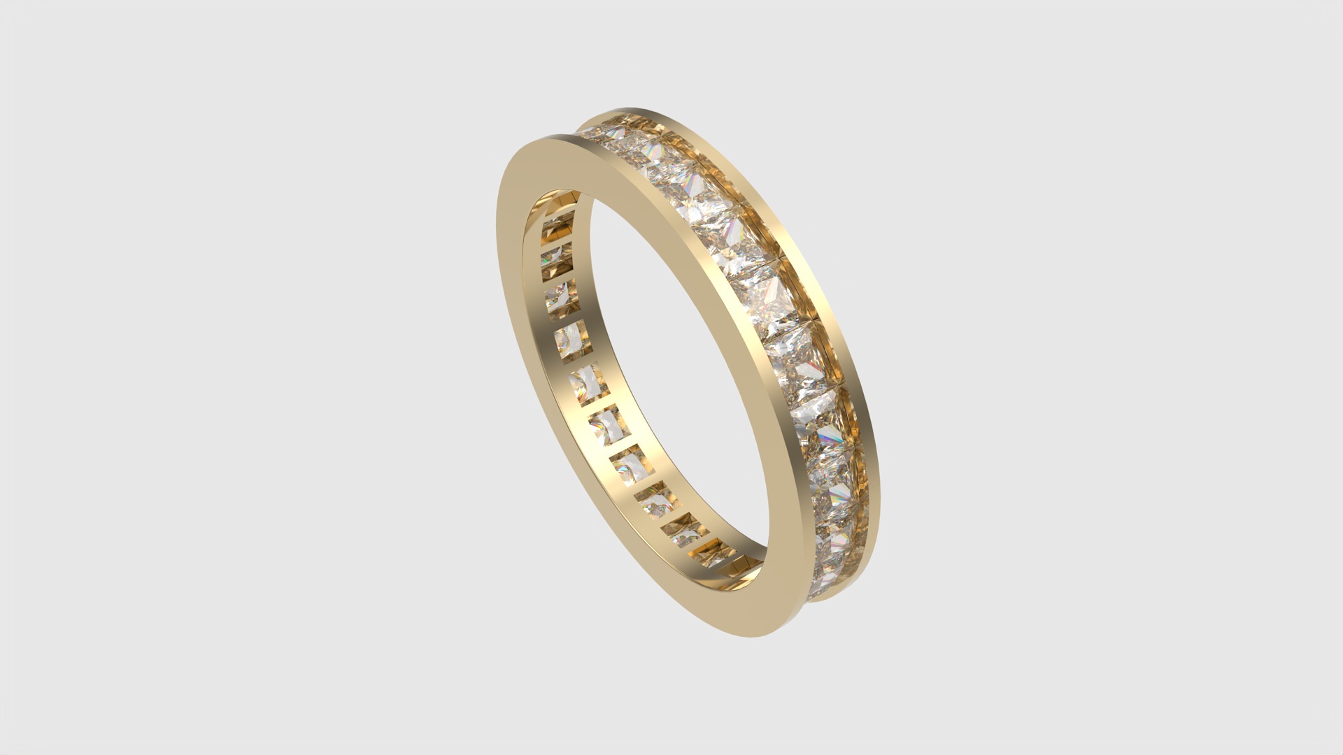 Luxurious Channel Set Eternity Ring JDBCo 3D print model_21