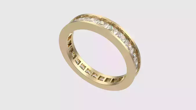 Luxurious Channel Set Eternity Ring JDBCo