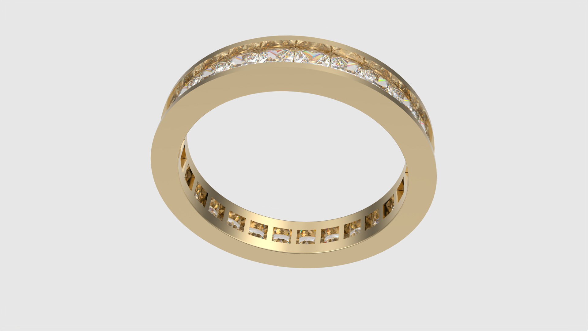 Luxurious Channel Set Eternity Ring JDBCo 3D print model_23