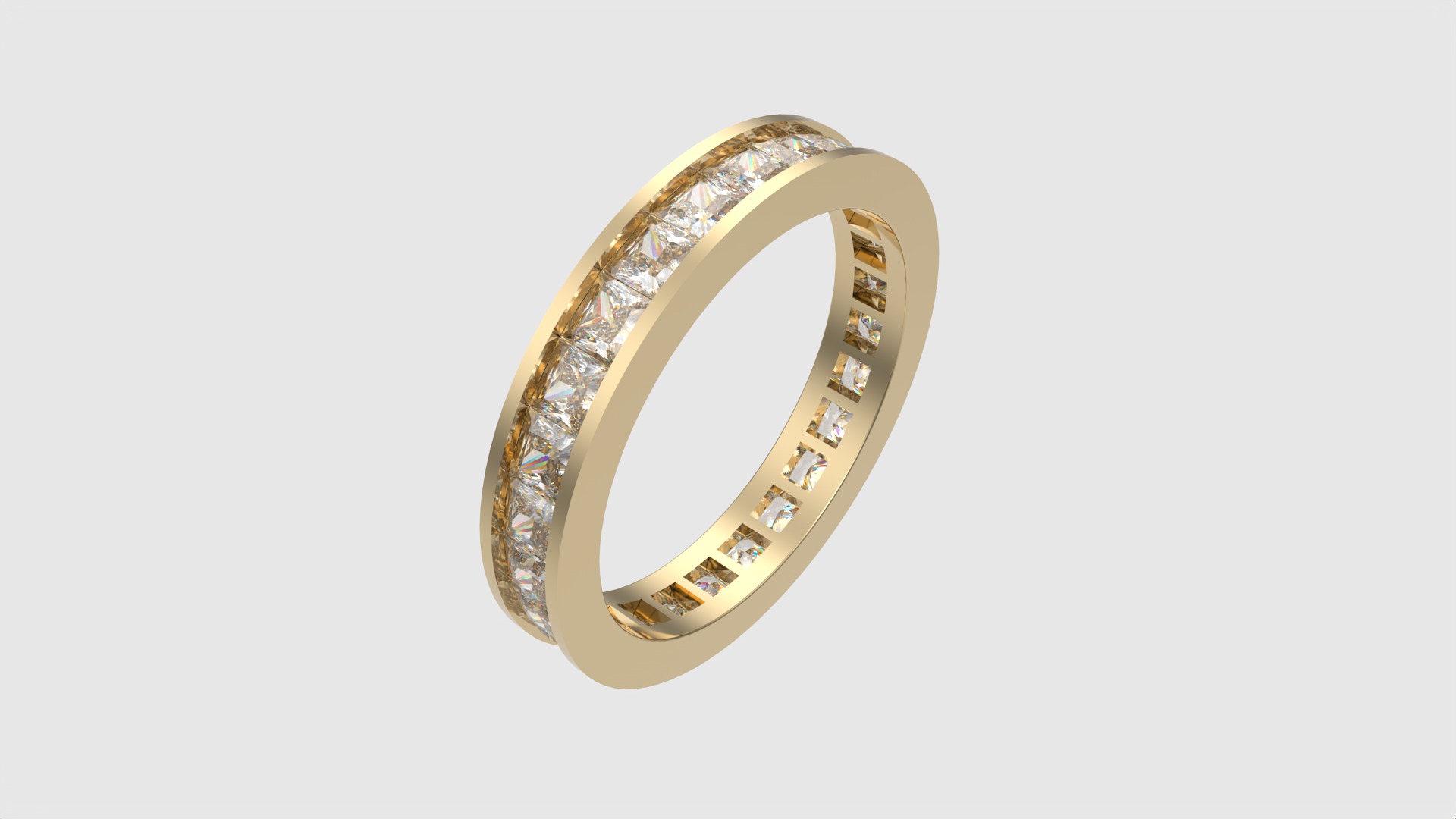 Luxurious Channel Set Eternity Ring JDBCo 3D print model_18