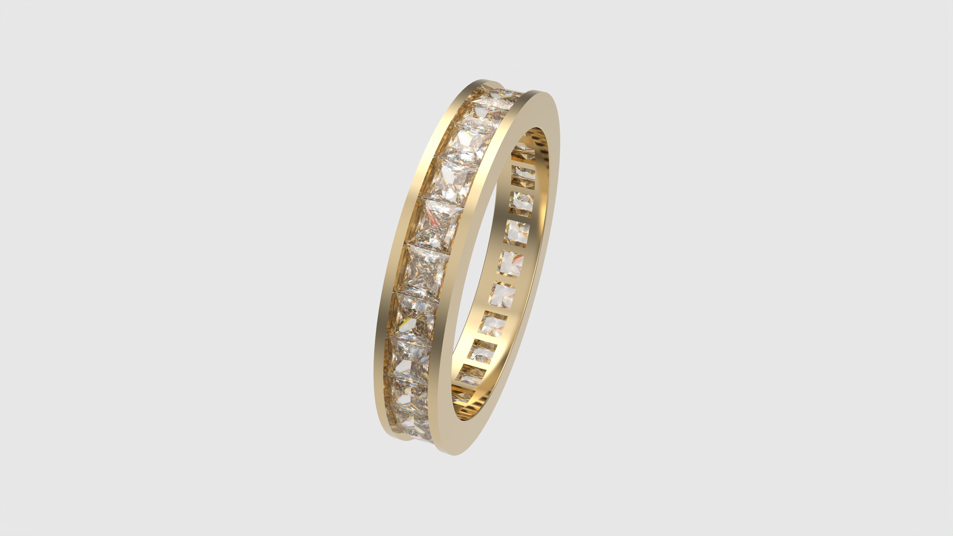 Luxurious Channel Set Eternity Ring JDBCo 3D print model_26