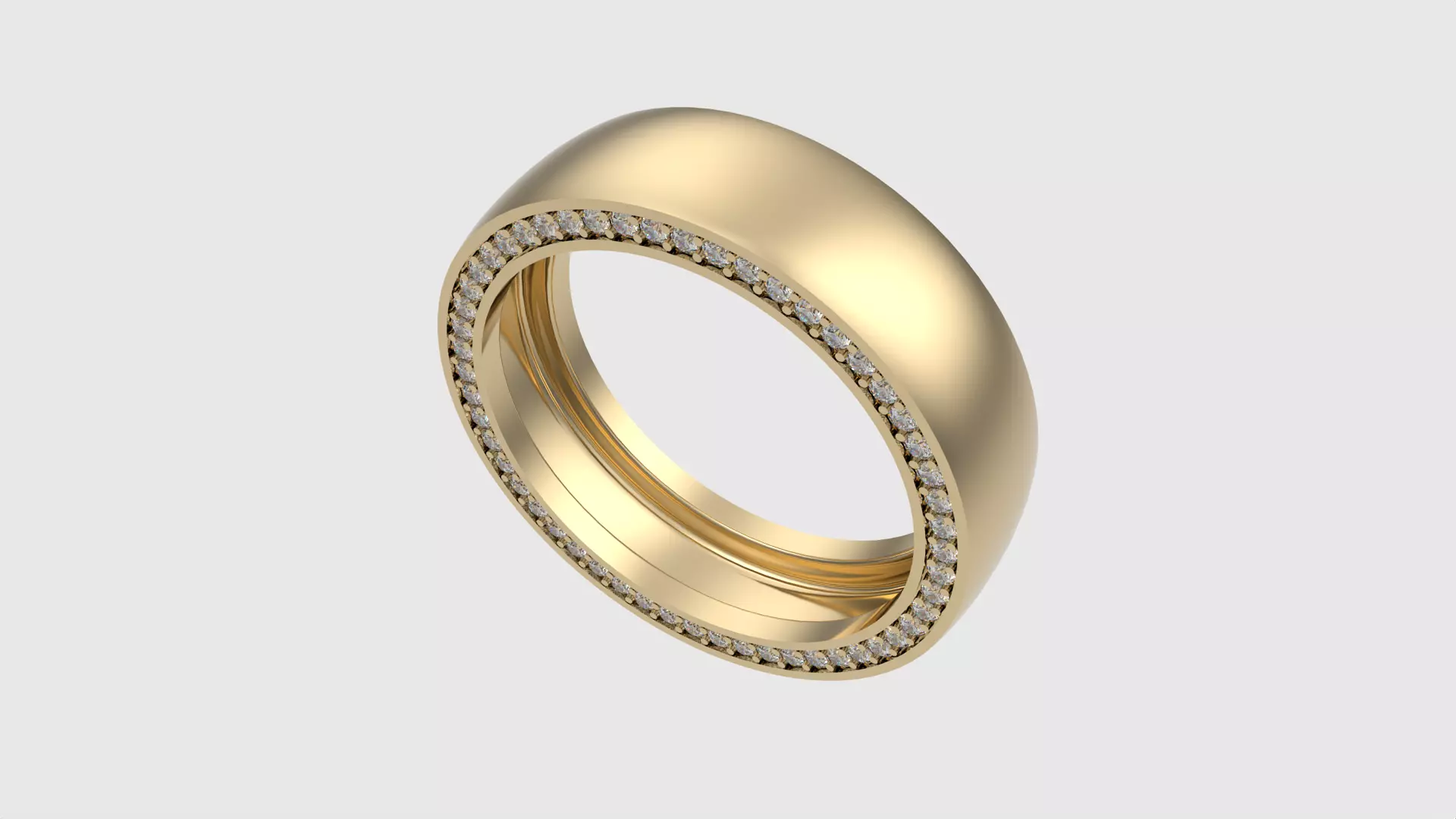 Classic Pave Eternity Band JDBCo 3D print model