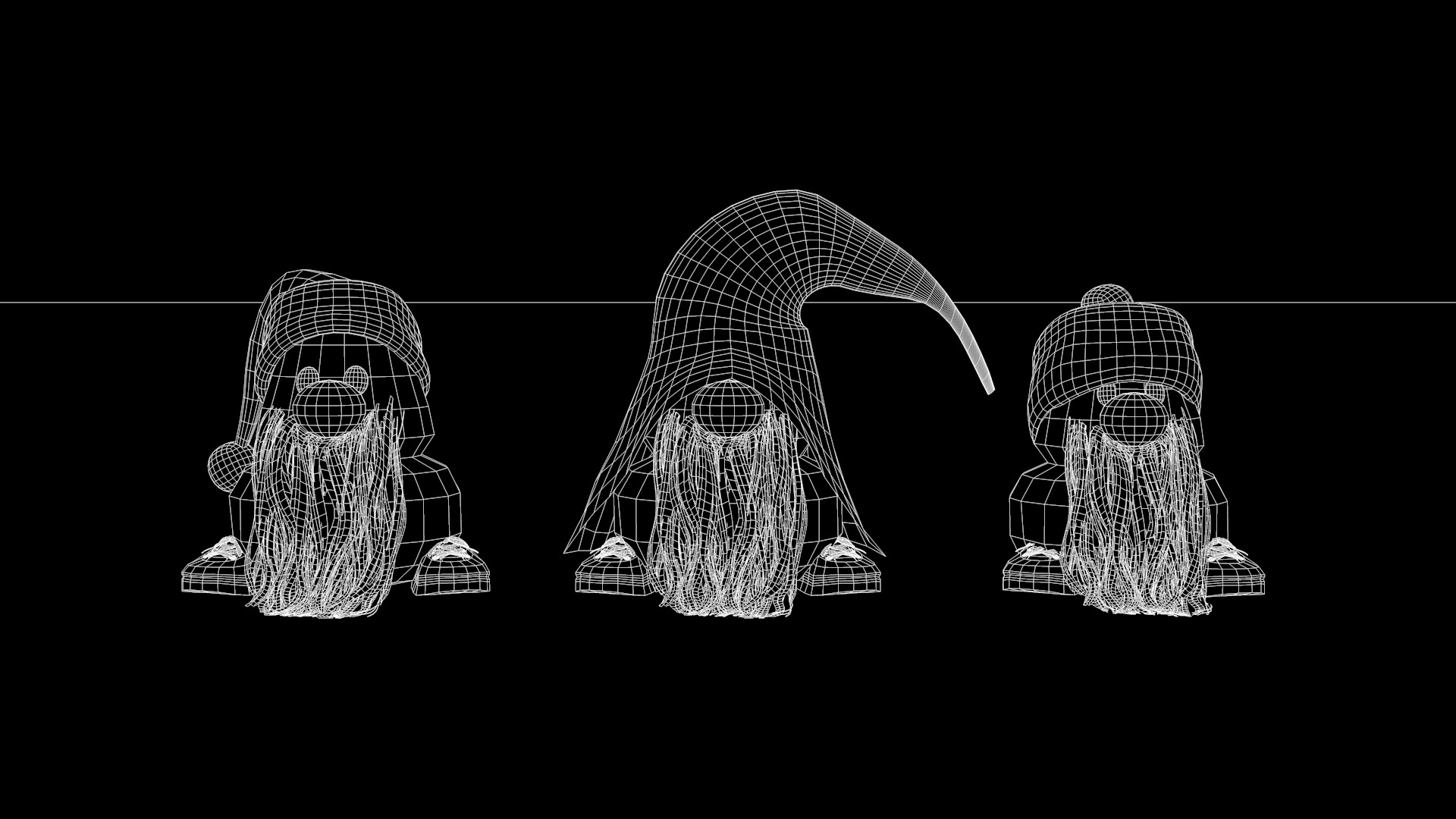 Snowball Doll 3D model_7