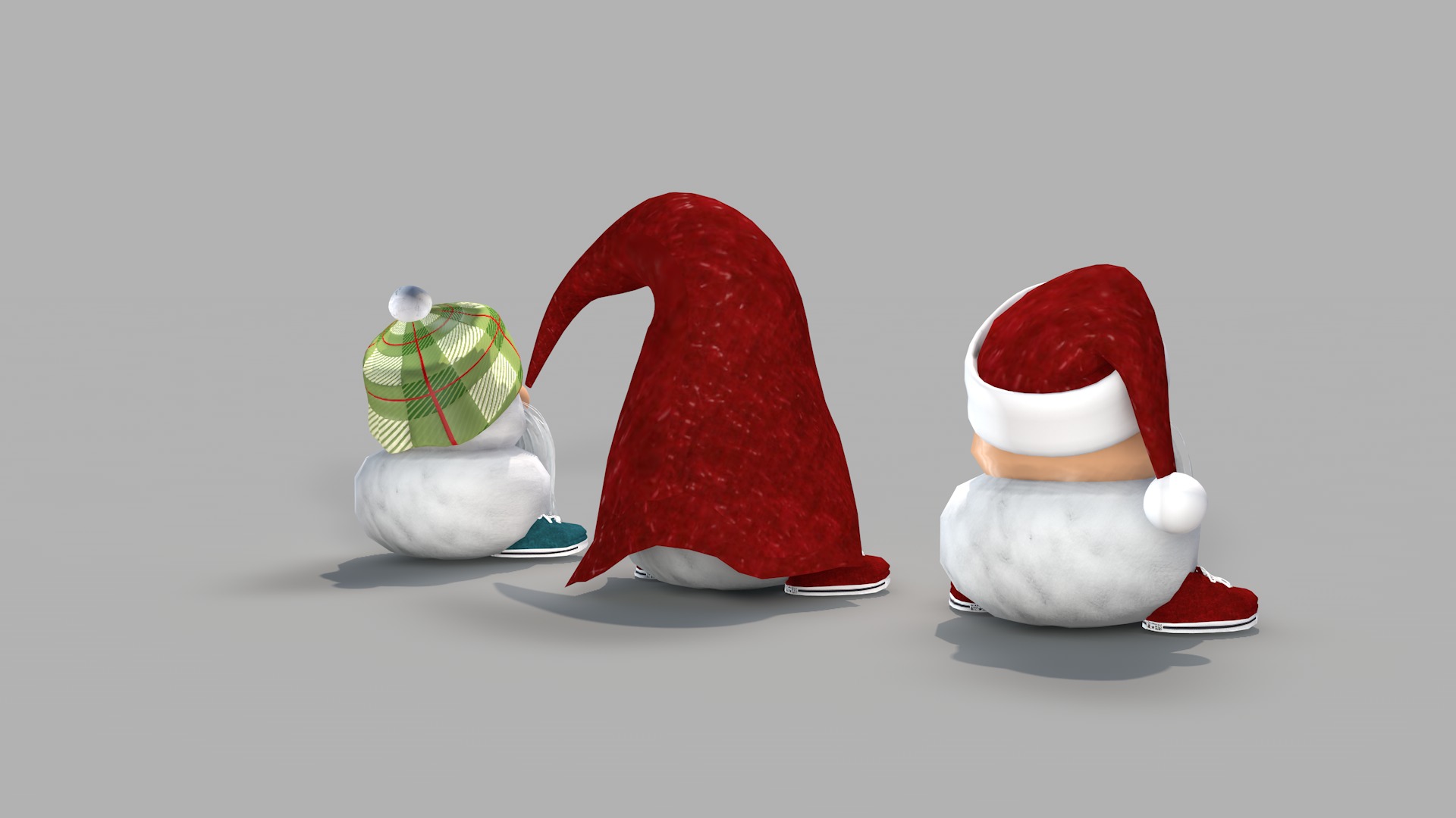 Snowball Doll 3D model_9