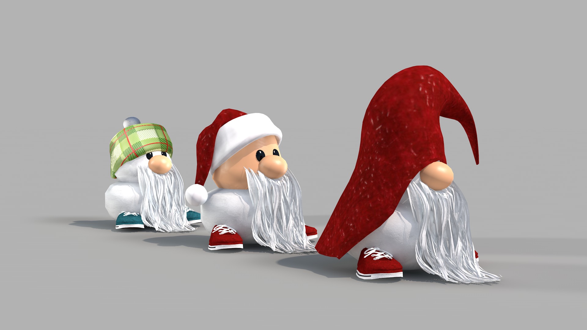 Snowball Doll 3D model_6