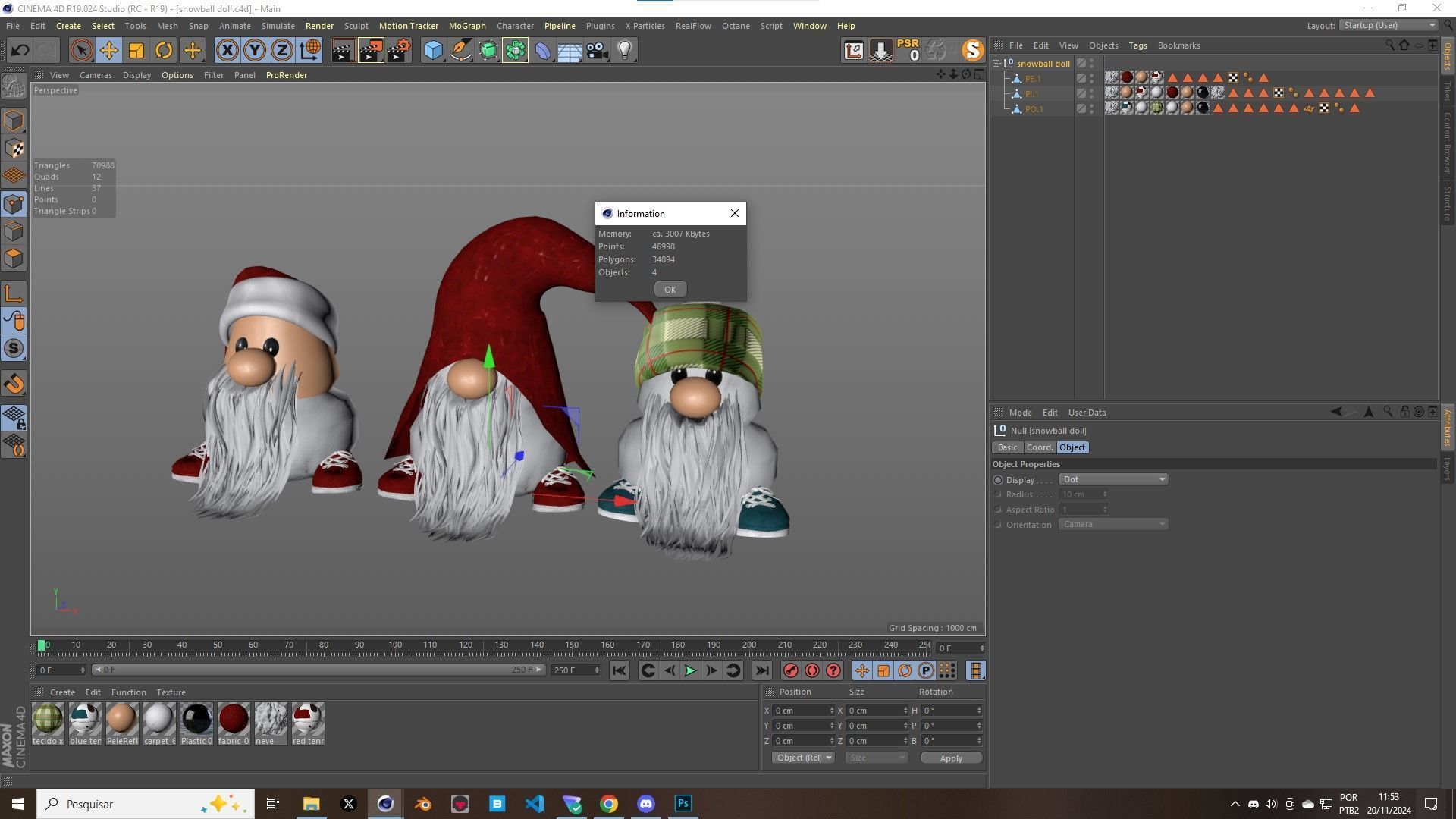 Snowball Doll 3D model_15