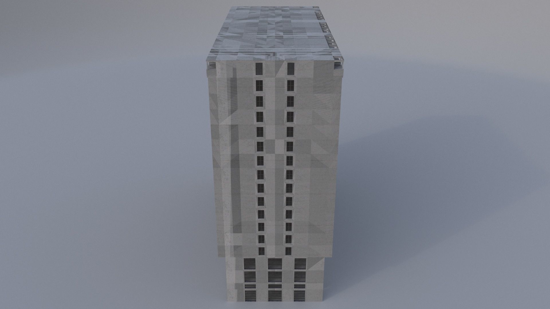 BuildingofficeA 3D model_4
