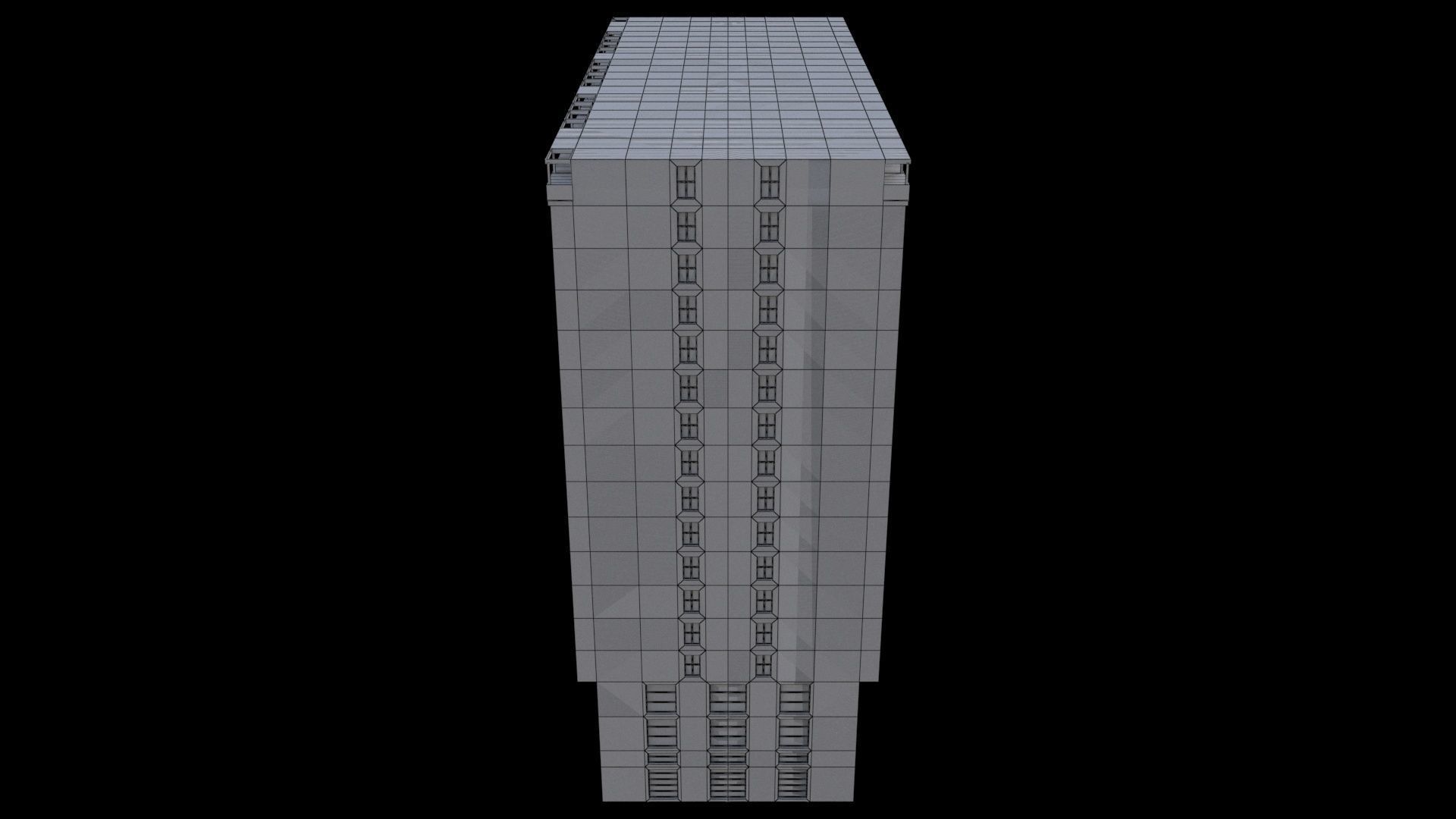 BuildingofficeA 3D model_6