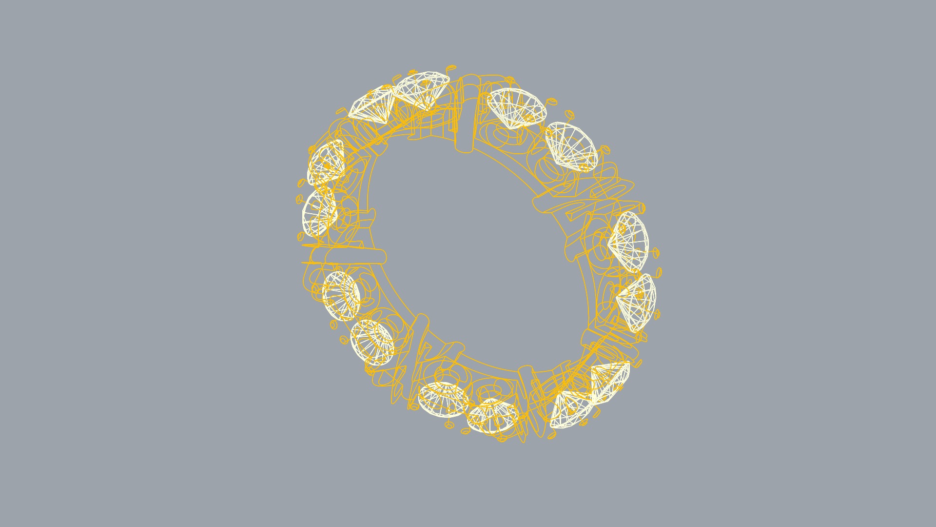 Crossed Eternity Ring JDBCo 3D print model_8