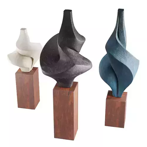 Rick Rudd Raku Bottle 1986 sculpture