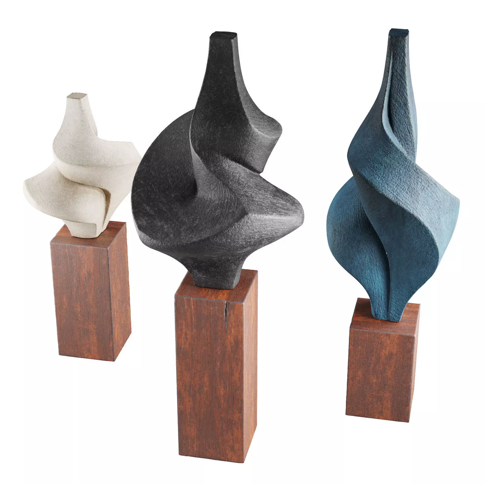 Rick Rudd Raku Bottle 1986 sculpture Low-poly 3D model