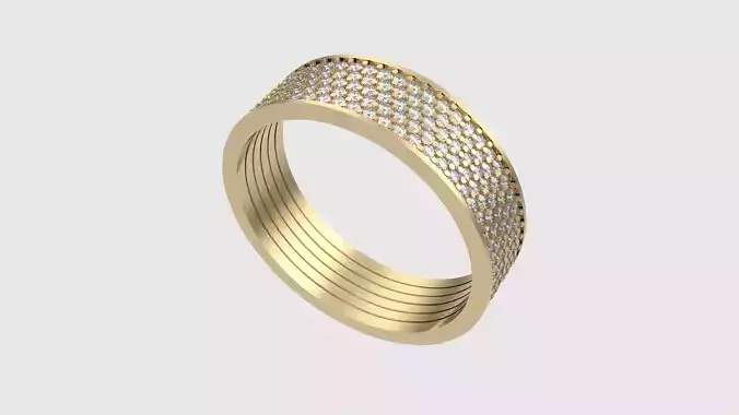 Dazzling Multi-Row Pave Ring JDBCo