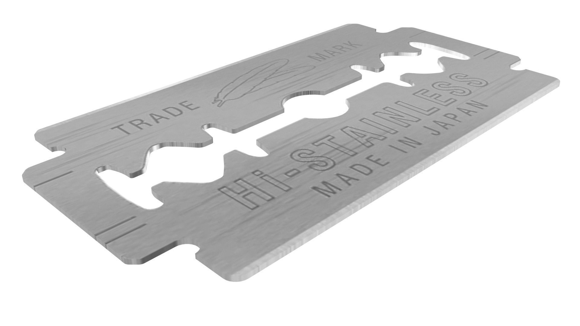 Razor Blade 3D model_8