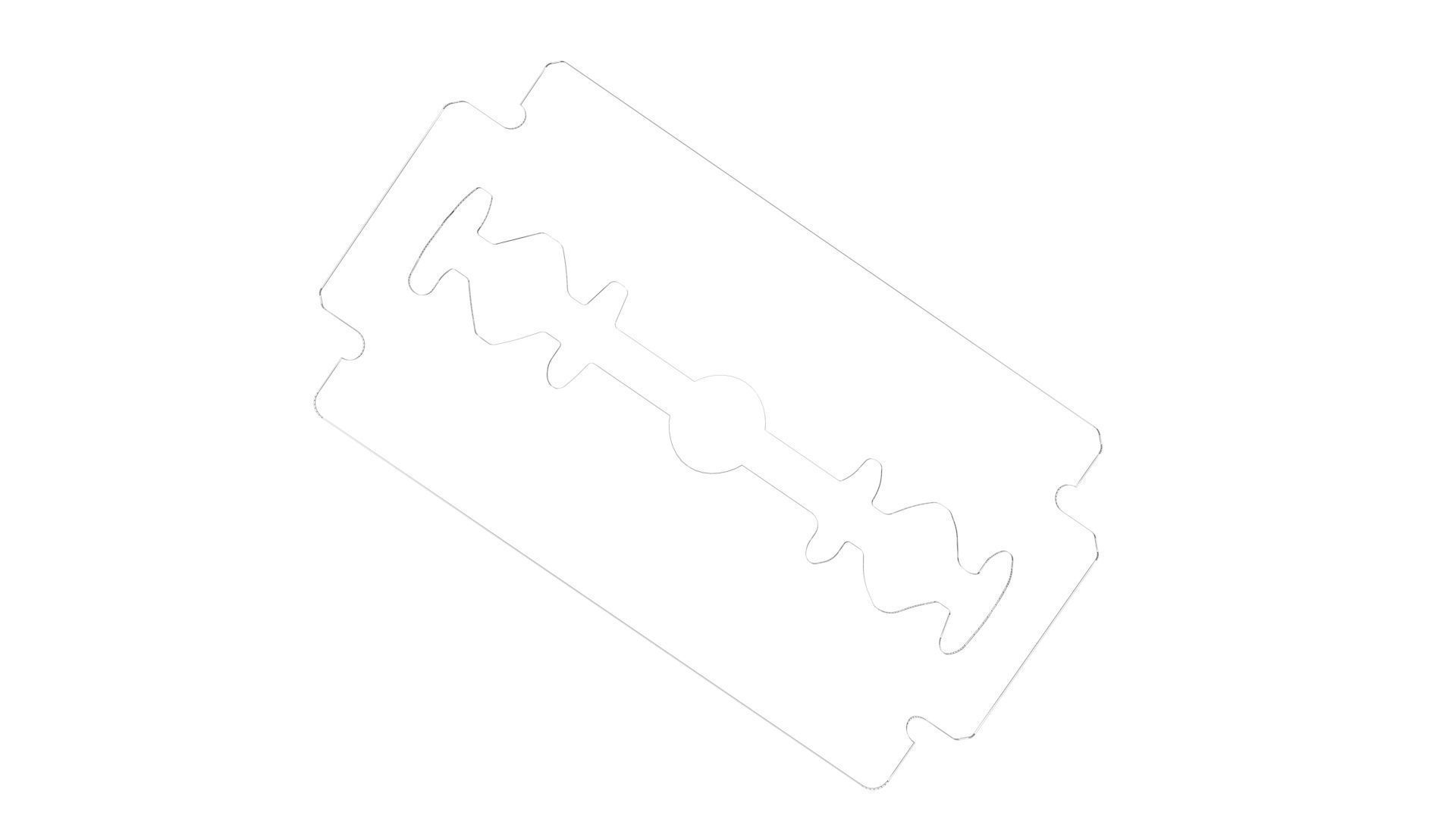 Razor Blade 3D model_19