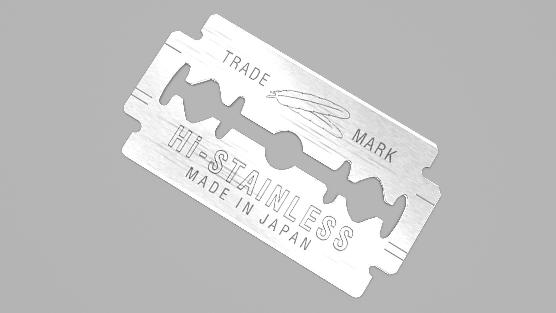 Razor Blade 3D model_2