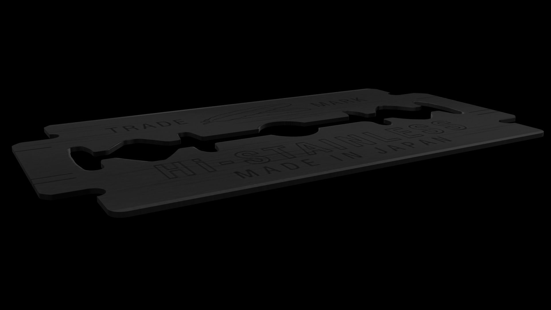 Razor Blade 3D model_7