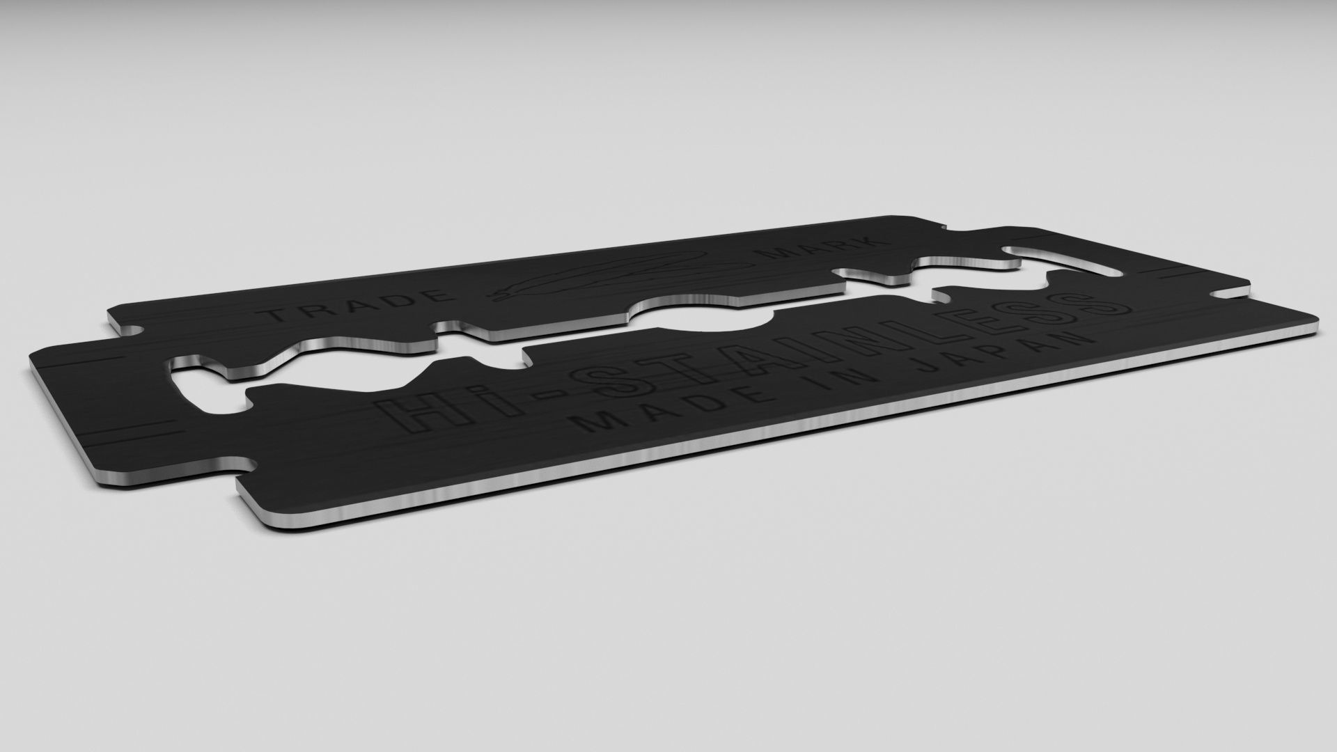 Razor Blade 3D model_5