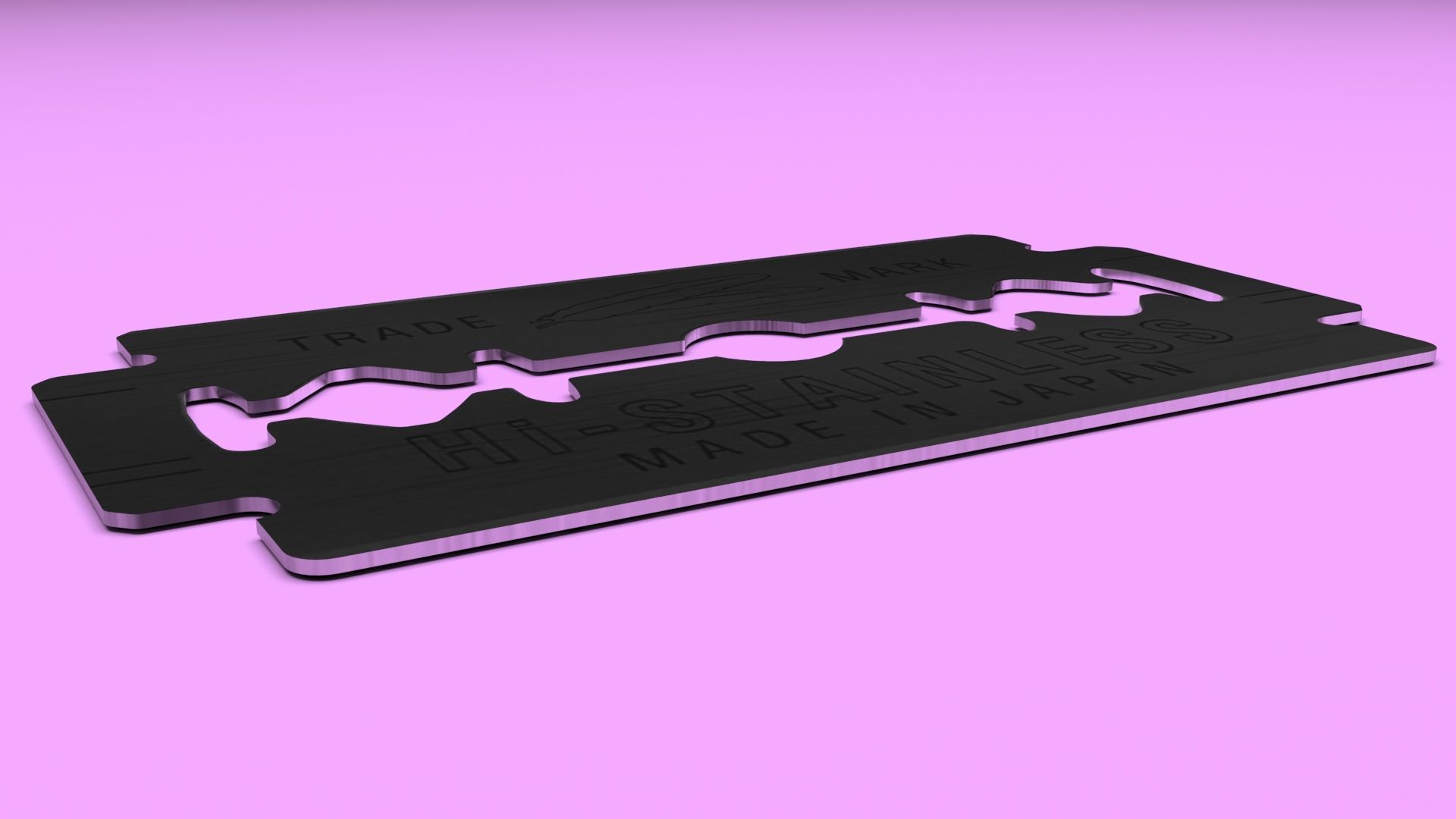 Razor Blade 3D model_6