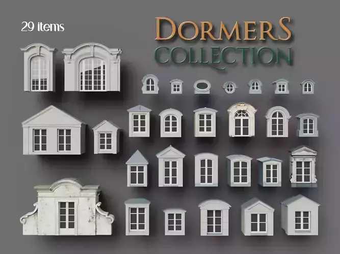 Collection of Classical Dormer Windows