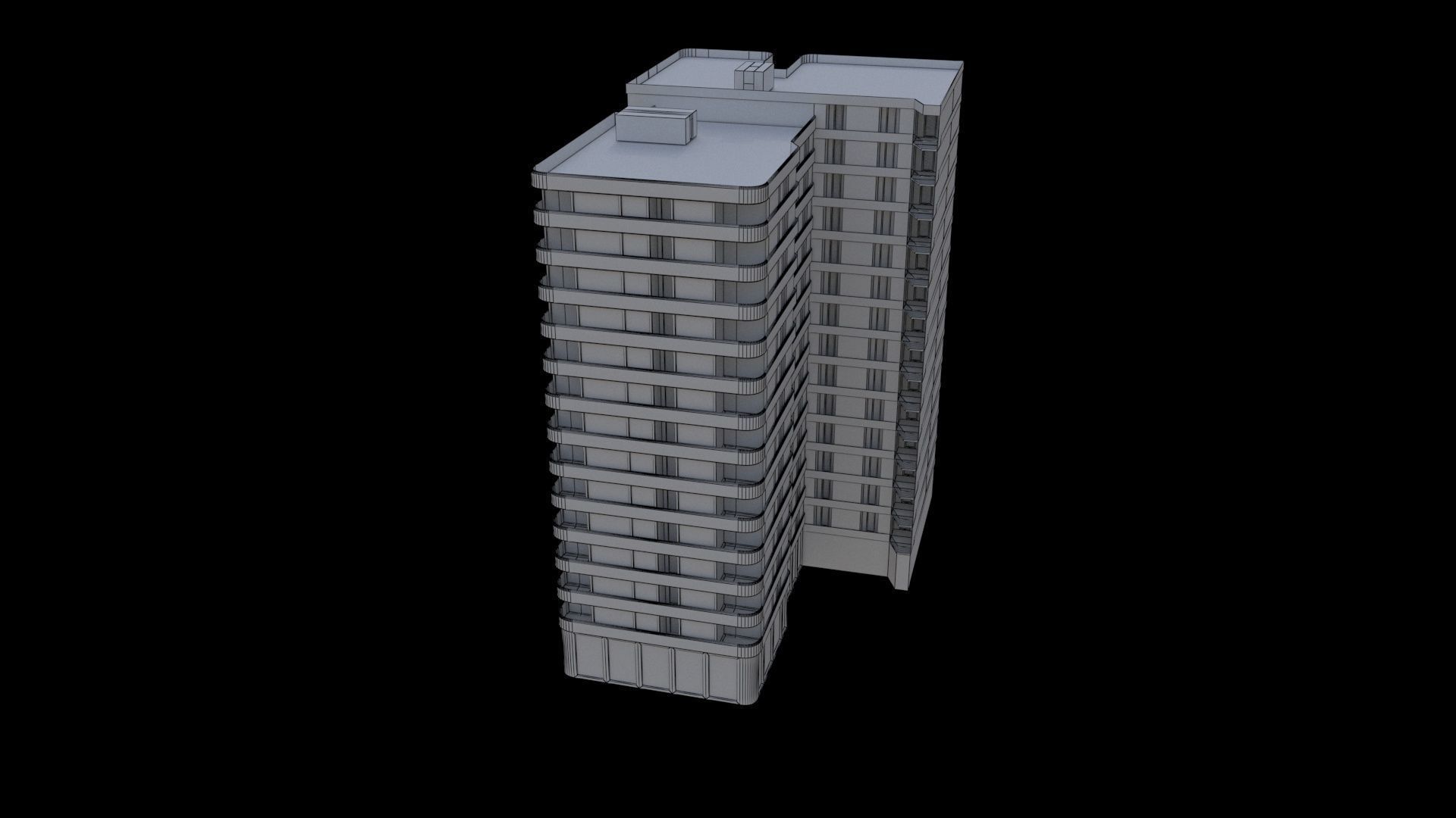 BuildingofficeR 3D model_5