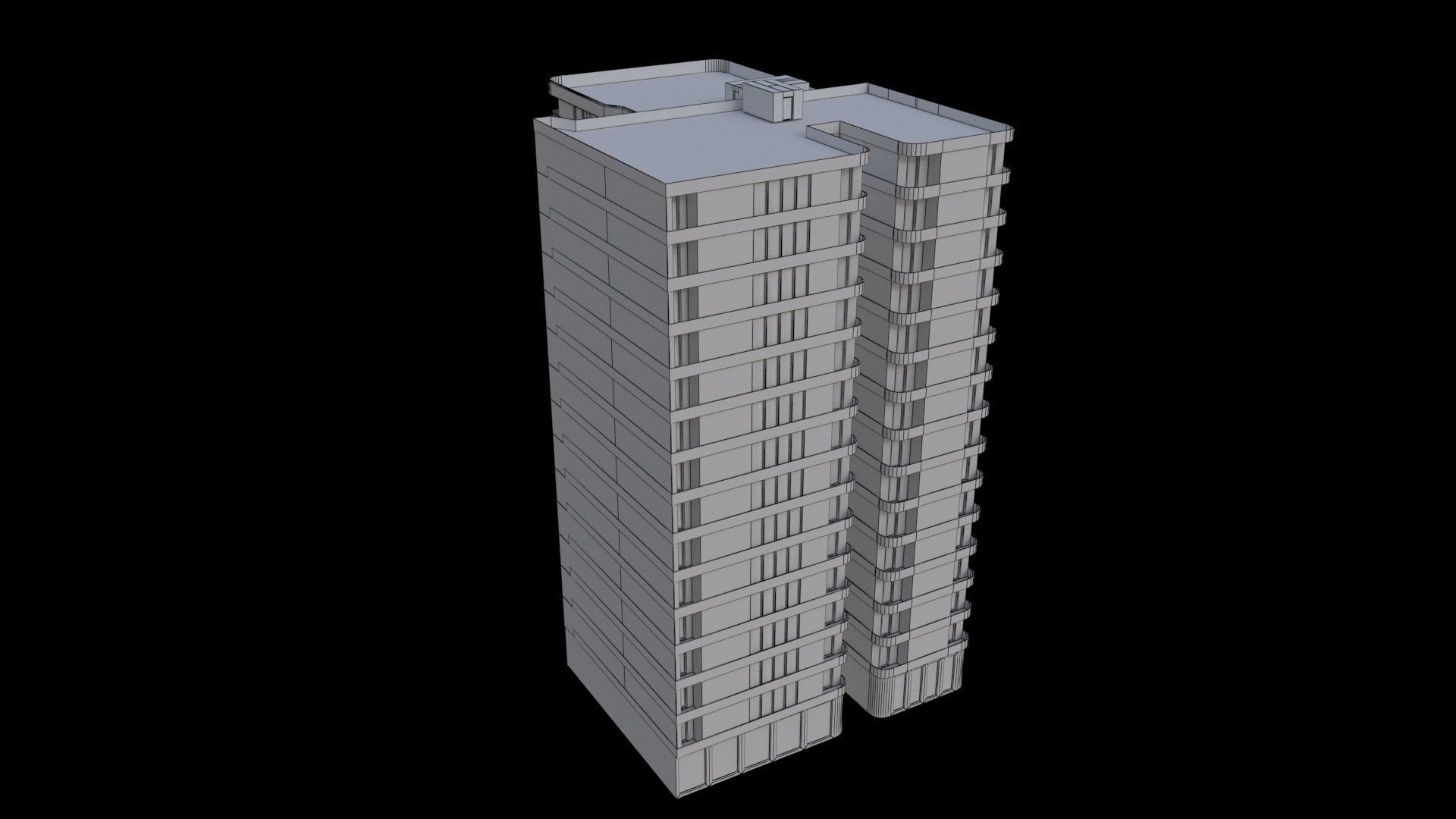 BuildingofficeR 3D model_7