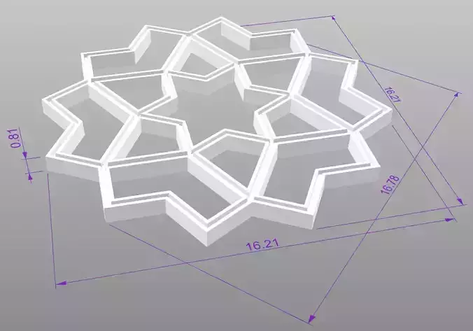 motif 3D print model