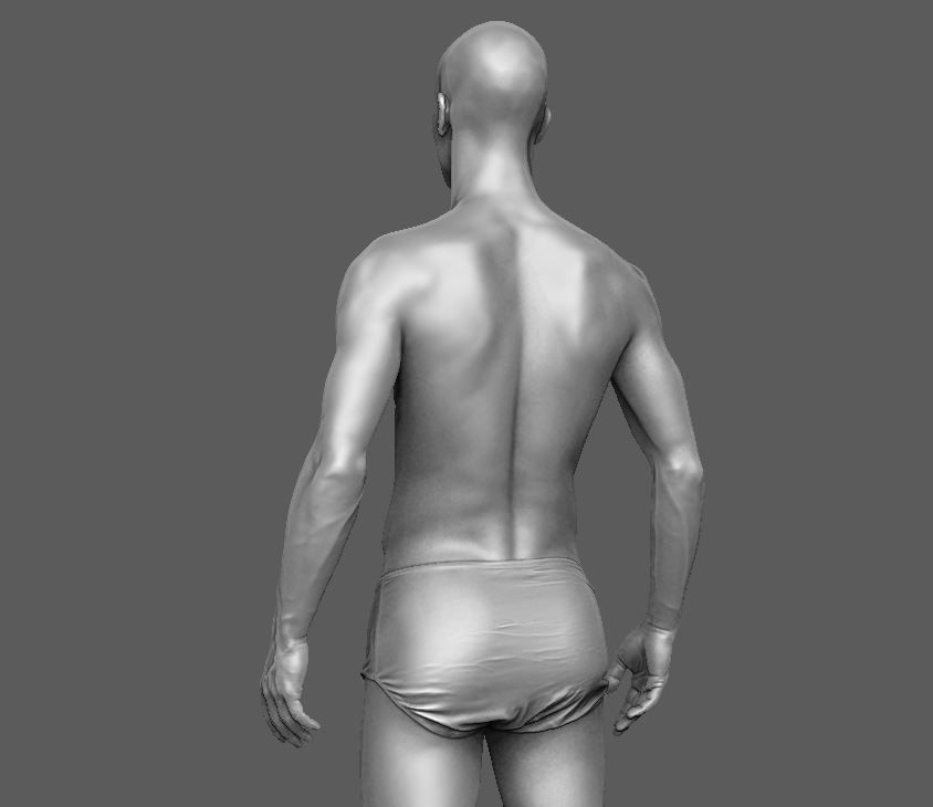 Man Body  3D print model_30