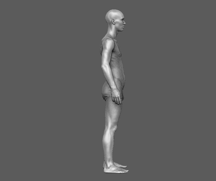 Man Body  3D print model_12