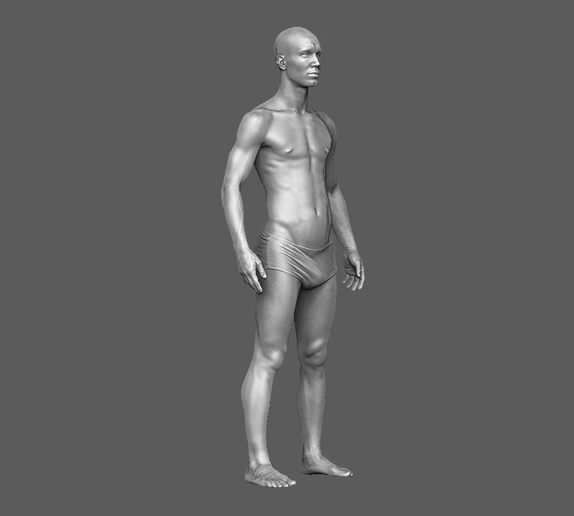 Man Body  3D print model_14