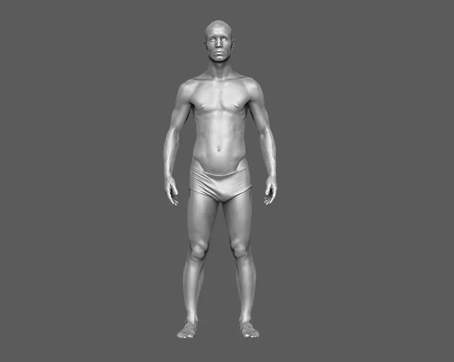 Man Body  3D print model_0