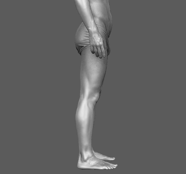 Man Body  3D print model_45