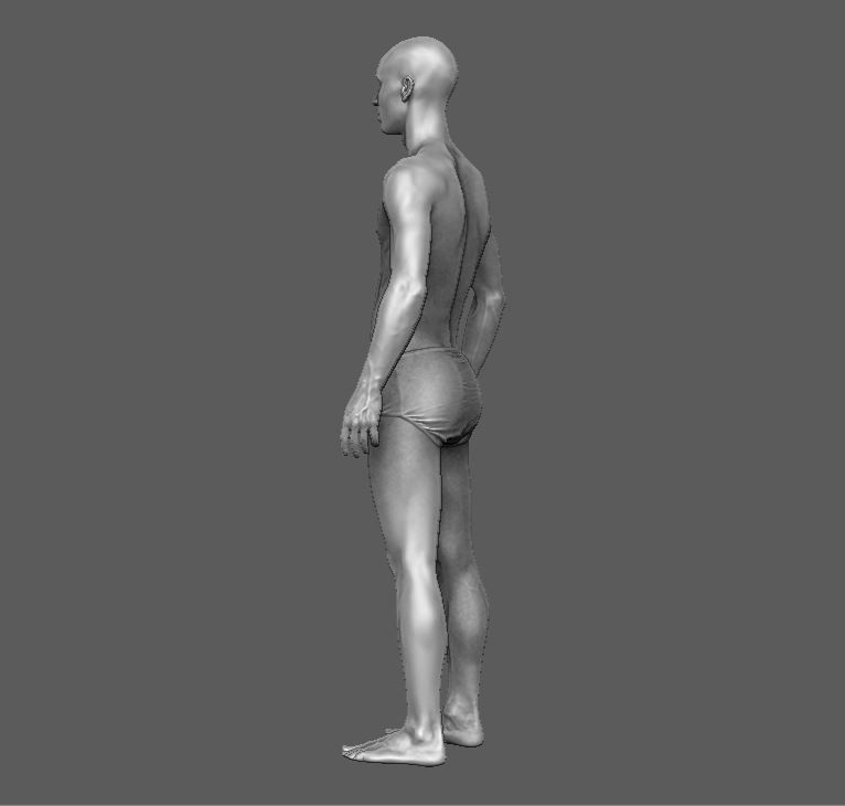 Man Body  3D print model_5