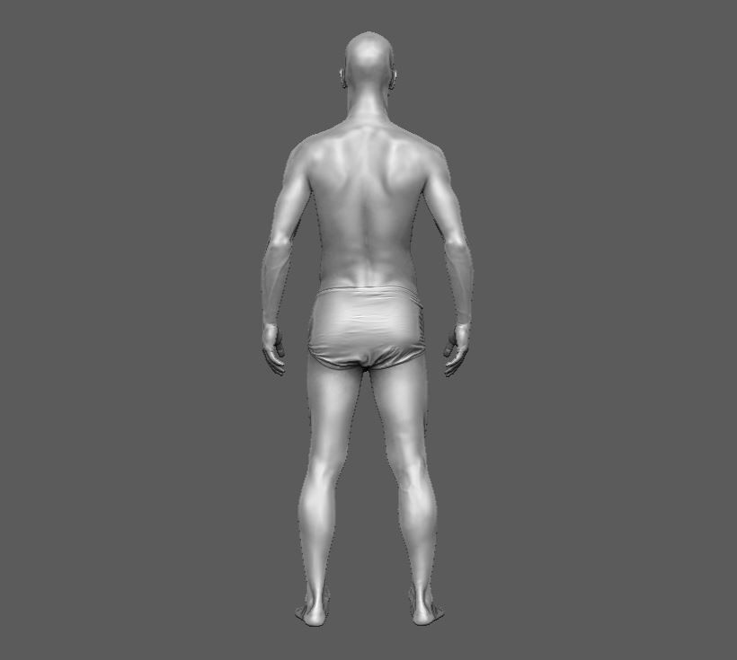 Man Body  3D print model_8