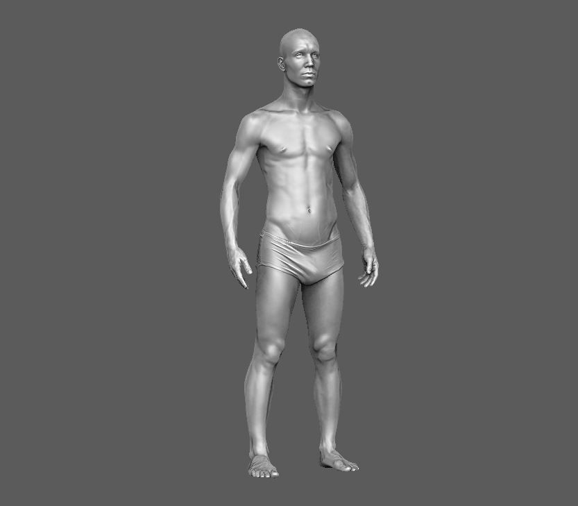 Man Body  3D print model_15