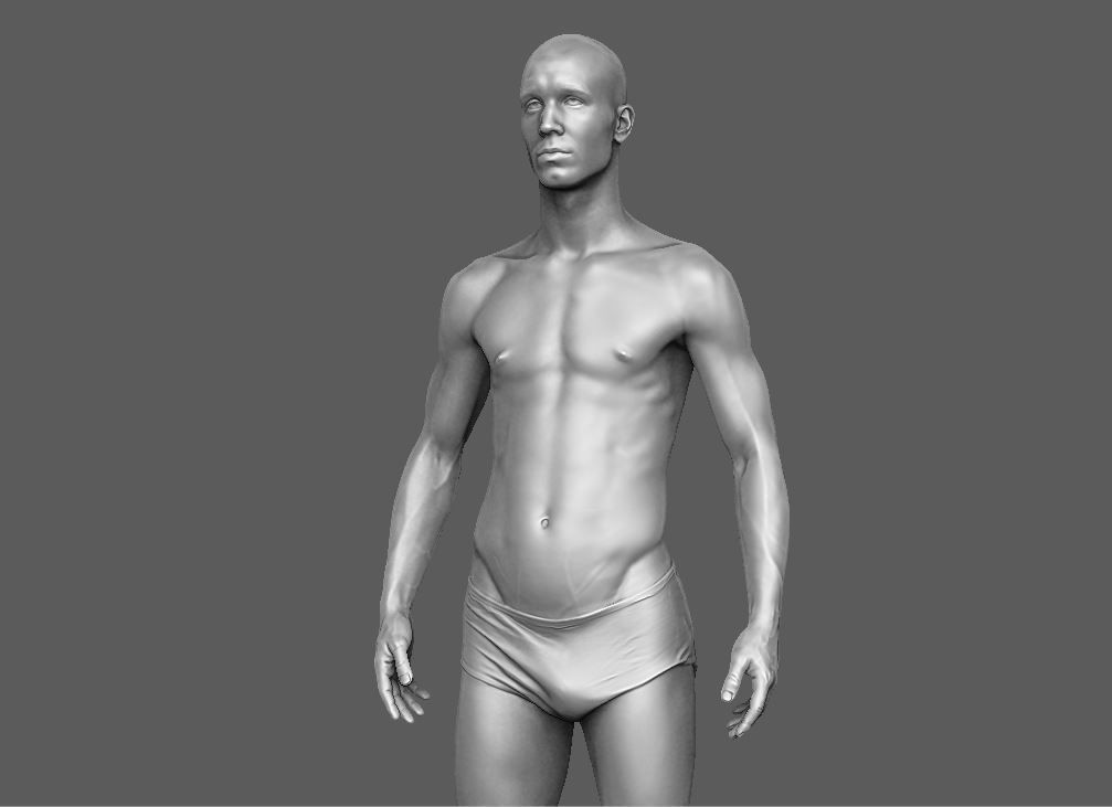 Man Body  3D print model_25