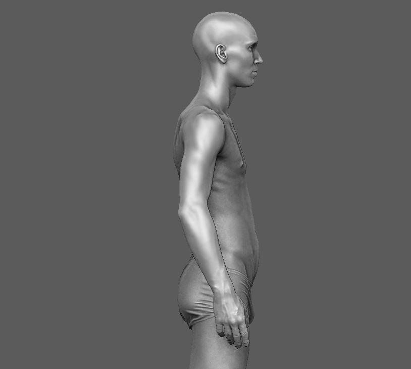 Man Body  3D print model_35