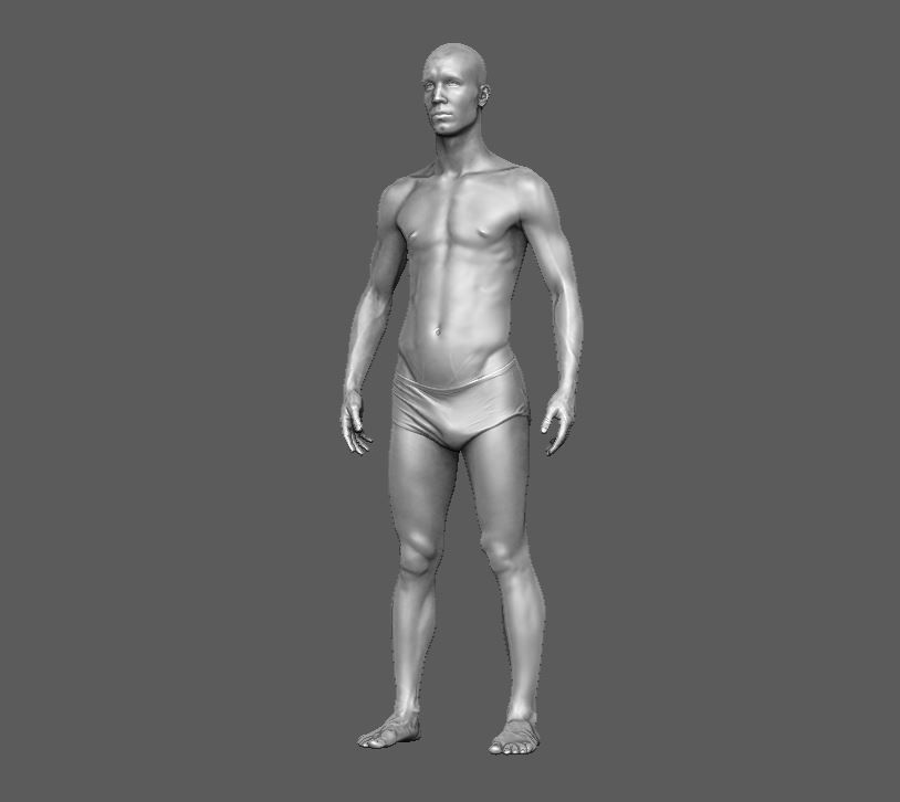 Man Body  3D print model_1