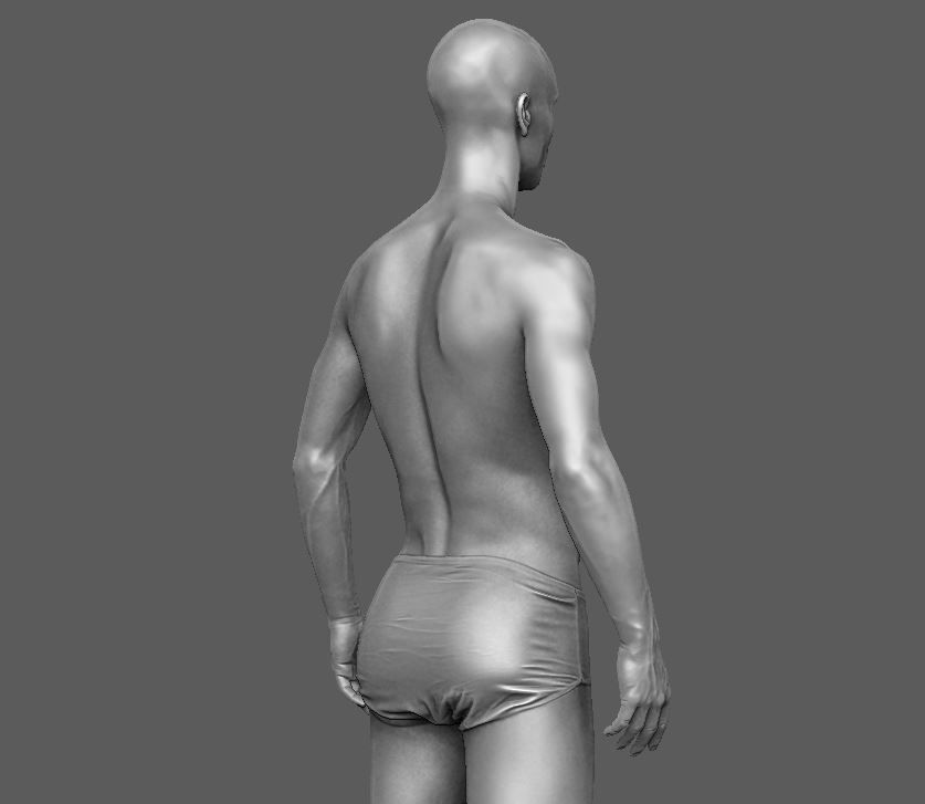 Man Body  3D print model_33