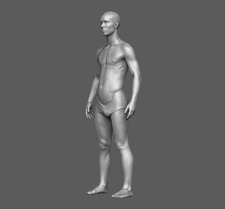 Man Body  3D print model_2