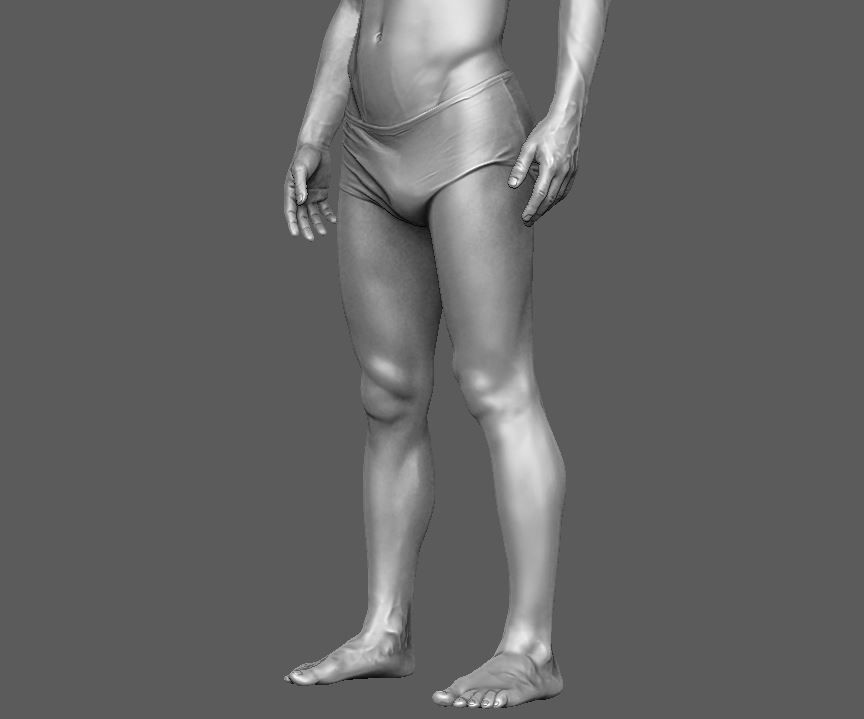 Man Body  3D print model_40