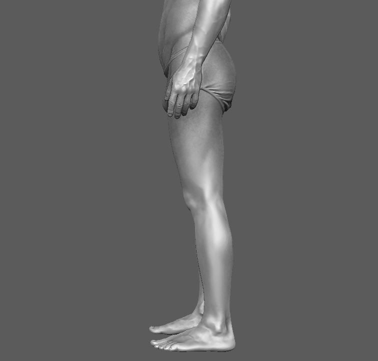 Man Body  3D print model_41