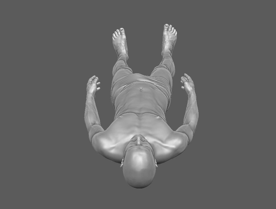 Man Body  3D print model_22