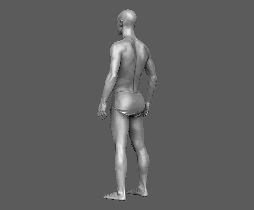 Man Body  3D print model_6