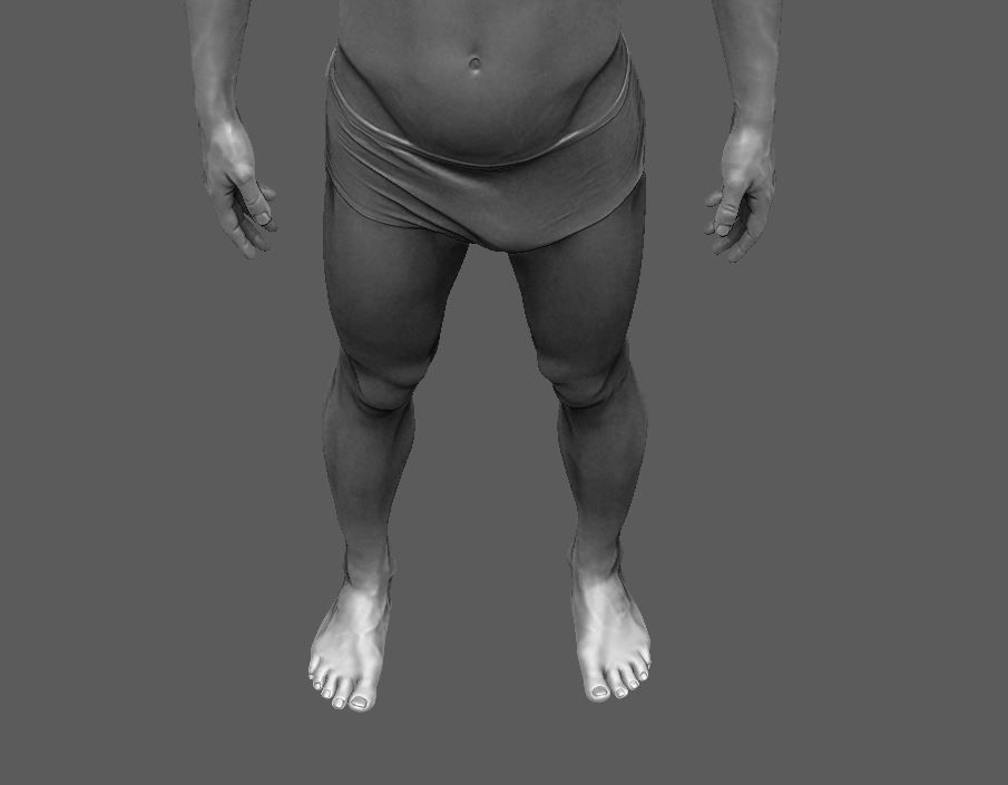 Man Body  3D print model_47