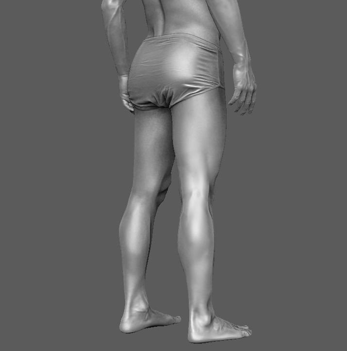 Man Body  3D print model_44