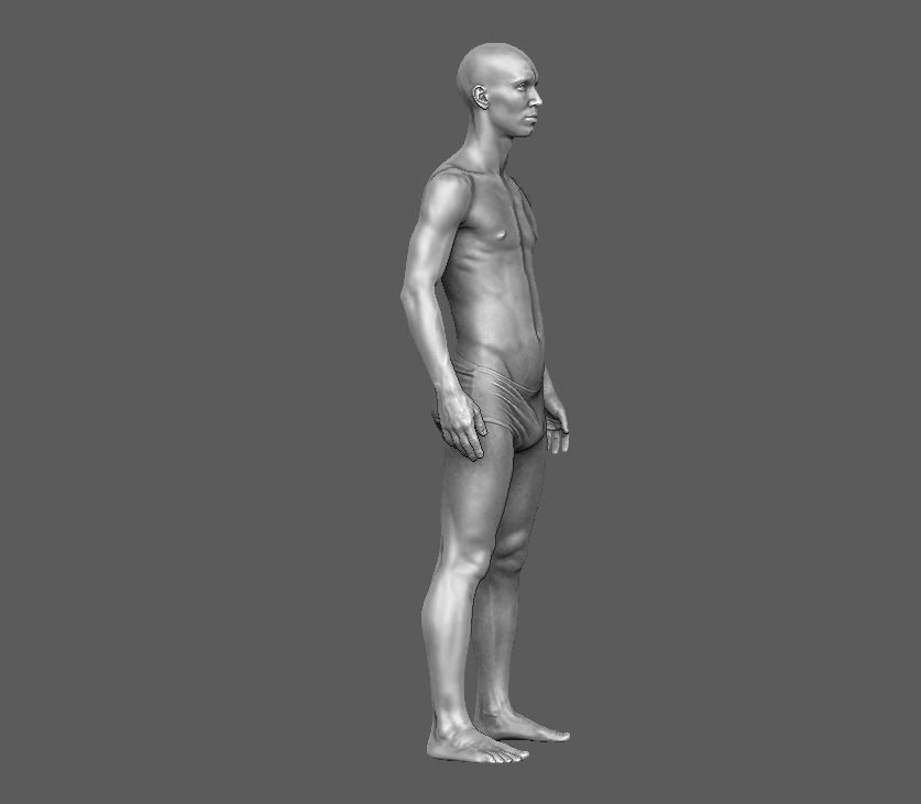 Man Body  3D print model_13