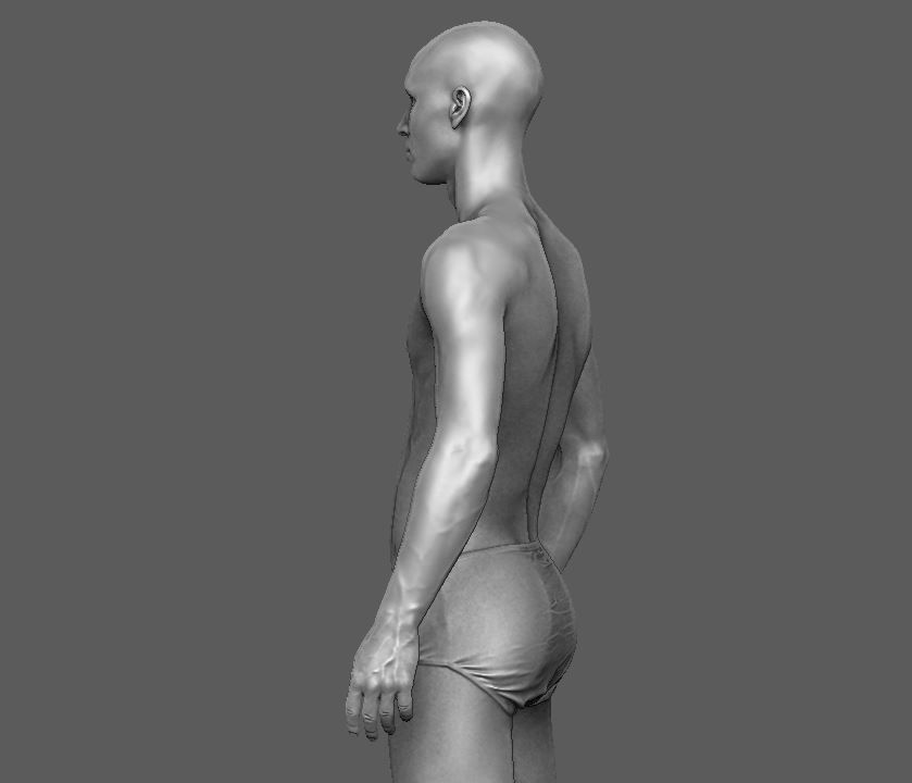 Man Body  3D print model_29