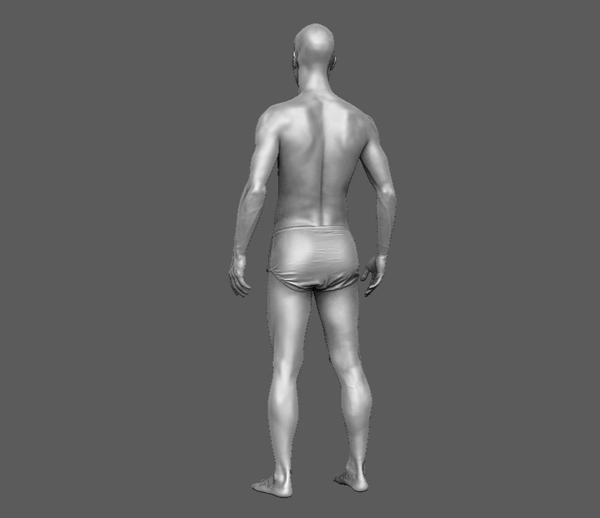 Man Body  3D print model_7